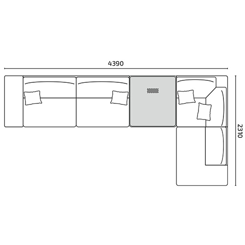 Диван- модульный Мэтр